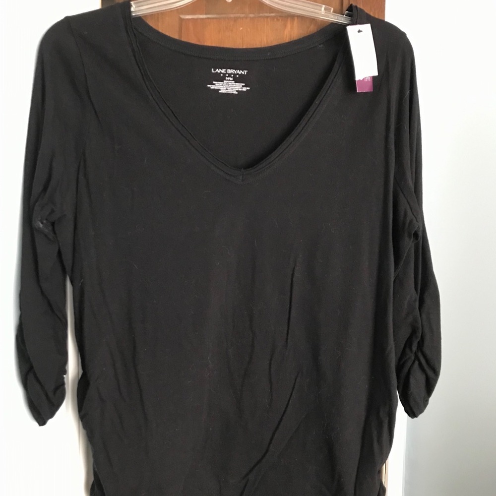 NWT Rousched Sides & Sleeves Lane Bryant Top-14/16